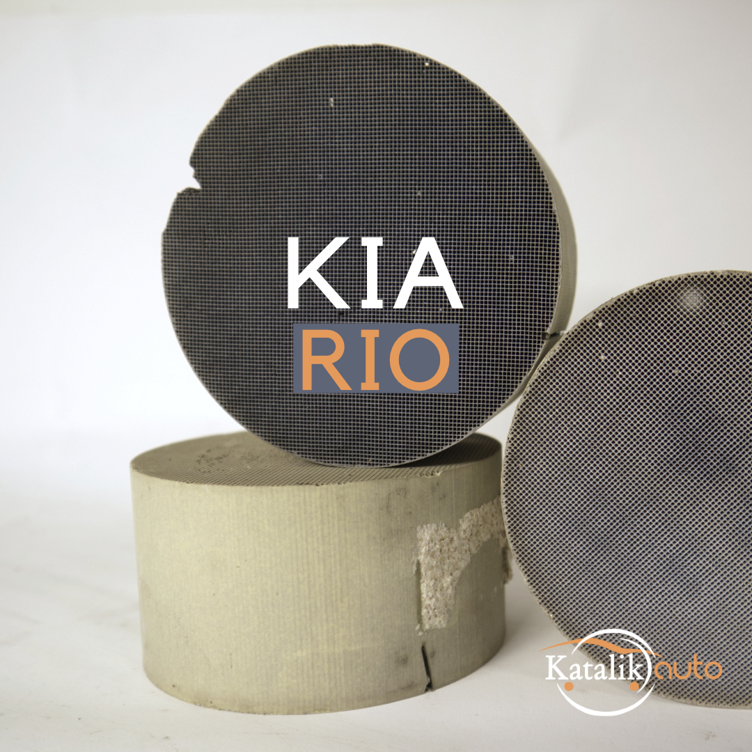 Фото катализатора с Kia Rio X-Line