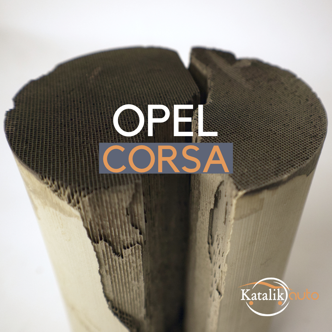 Фото катализатора с Opel Corsa